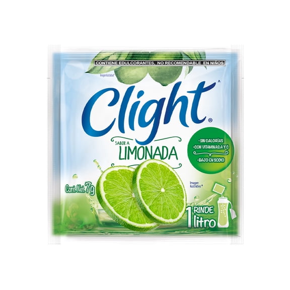 Polvo para preparar bebida Clight sabor a limonada 7 g