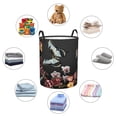 thumbnail image 6 of Haiem Butterfly with Fowers Laundry Basket, Laundry Hamper, Collapsible Laundry Baskets, Dirty Clothes Hamper, Waterproof with Handles for College Dorm, Family-Medium, 6 of 8