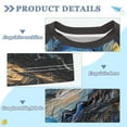 thumbnail image 2 of FORMRS Boys Rash Guard Short Sleeves Swim Shirt Quick Dry UPF 50+ Sun Protection, Sizes 3-12T, Swirling Starry Sky, 2 of 6