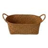 Rirozkan Woven Storage Basket, Large Seagrass Basket with Handle, Blanket and Towel Organizer, Decorative Hamper for Living Room, Bedroom, and Laundry