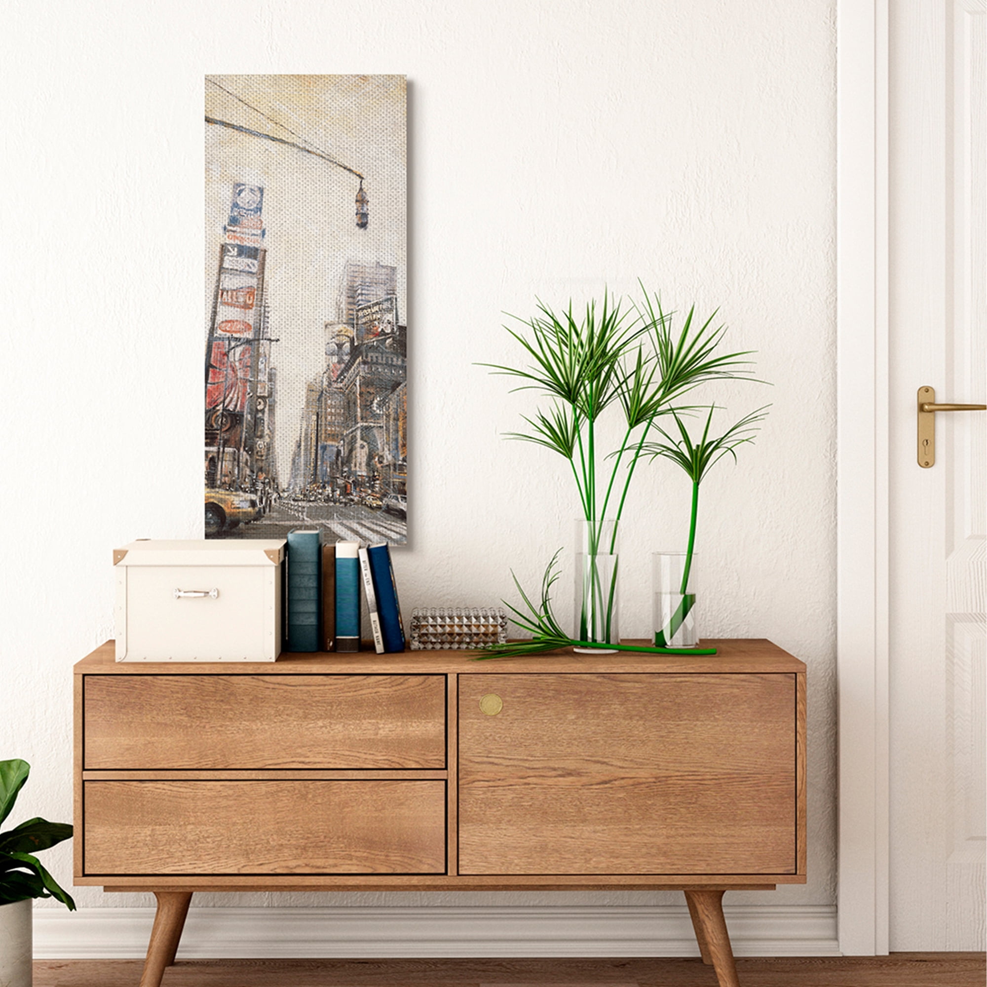 Stupell Home Décor Framed Canvas Art Print, 2" x 18"