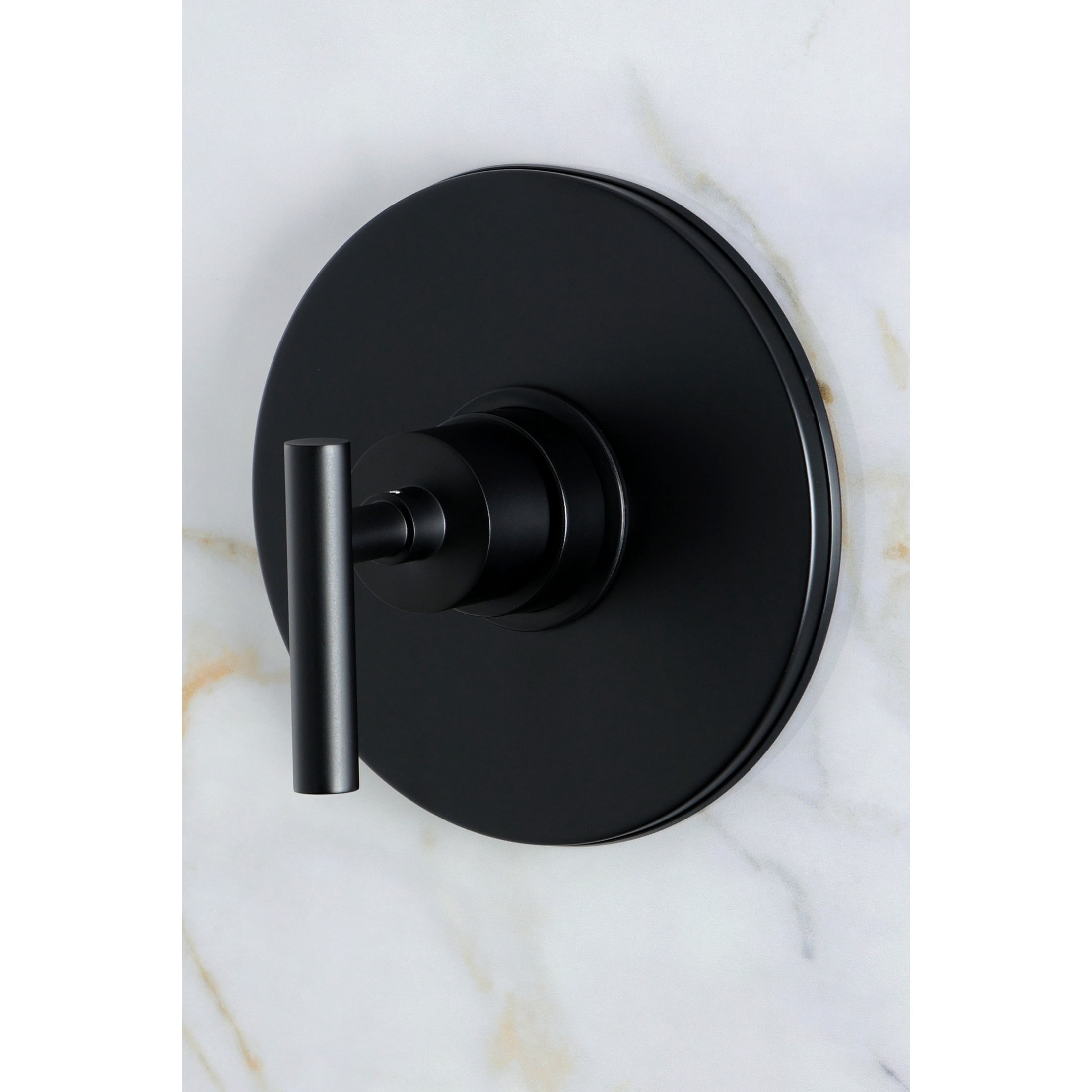 Kingston Brass KB8330CMLSO Manhattan Single-Handle Pressure Balanced Shower Faucet, Matte Black