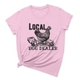 thumbnail image 2 of EGNMCR T-Shirt de Pâques T-Shirts pour Femmes T-Shirts de Pâques Imprimés T-Shirts pour Femmes T-Shirt Imprimé Manches Courtes T-Shirts Graphiques Hauts T-Shirts pour Femmes, 2 of 3