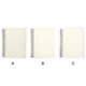 thumbnail image 2 of Kearding Carpeta de hojas sueltas transparente, cuaderno portátil, cuaderno de bocetos, diario semanal, agenda de hábitos, cuadernos, Suministros de escritura y corrección A5 en blanco 21x15.2xm, 2 of 6