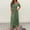 Green, variant on Summer Wedding Guest Dresses for Women Off-Shoulder Solid Color Flowy Swing Elegant Ruffle Tiered Maxi Dress Beach Fashion Lightweight and Pink 3XL