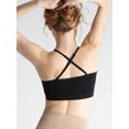 thumbnail image 2 of Yummie Womens Convertible Scoop Neck Bralette Bra YD5-011 Black S/M, 2 of 2