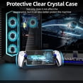thumbnail image 3 of Upgraded Protective Cover Case for PlayStation Portal with Tempered Glass Screen Protector, Ultra Clear Hard PC Cover Case with Full Protection Accessories Kit for PS Portal, 3 of 7