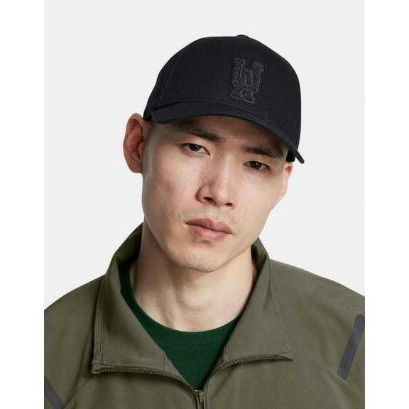 Under Armour Men's UA SportStyle Snapback Hat 1383443-002 Black OSFM