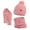 Pink, variant on MEICHEN Warm Set for Women Knitted Hat Scarf Glove Set for Women Warm Gloves Winter Scarf Winter Set for Cold Weather Gift Winter Fashion Must Have