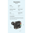 thumbnail image 5 of C68 Car MP3 Player, PD30W Fast Car Charger, Bluetooth 5..3 FM Transmitter, Handsfree Call, Metal Build, 5 of 10