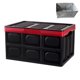 thumbnail image 1 of Contenedores de almacenamiento plegables de 30L, caja de almacenamiento para maletero de coche, cesta de utilidad plegable multifuncional, caja de almacenamiento con tapa, 1 of 8