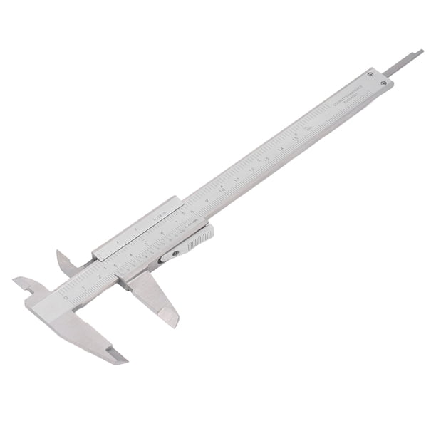Calibrador Vernier, 0-150 Mm 0-6 Pulgadas 0,05 Mm Resolución 1/128 Pulgadas Calibrador Vernier Métrico En Pulgadas Autobloqueo Para Escalones