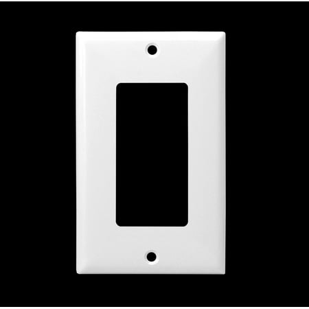 Dimmer Switch Timer - Enerlites Decorator/GFCI Rocker Wall Plate, Standard Size, Unbreakable Polycarbonate
