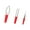 Red, variant on Stainless Steel Watermelon Cutting Tool 3 In 1 Fork And Christmas Tree Shape Cutter Picnics Fruit Slicer For Picnics
