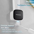 thumbnail image 3 of Dispensador de pasta dental MCOCO minimalista de pared, negro, 3 of 7