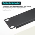 thumbnail image 3 of Uxcell 1U,2U,4U Blank Panel Metal Rack Mount, 19 Inches, 1 Set Filler Panel Mount Spacer Rack Blanking Panel Kit, 3 of 5