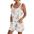 thumbnail image 2 of Uuszgmr Dresses For Women Ladies Printed Fashionable Casual Pocket Strap Jumpsuit, 2 of 6