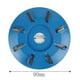thumbnail image 2 of 8 de 90x16mm de apertura de potencia tallado en ángulo molinillo accesorio carpintería Turbo fresa Azul, 2 of 9