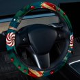 thumbnail image 2 of Christmas 14.5 Inch Printing PVC Leather Car Wheel Cover Auto Accessories Steering Wheel Covers, 2 of 6