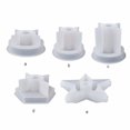 thumbnail image 4 of Decodeary Epoxy Resin Candle Holder Portable High Temperature Resistant Candlestick Base Mould DIY Crafting Medium 1Set, 4 of 6