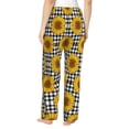 thumbnail image 3 of Daiia Sunflowers Women's Sleep Pant with Pockets and Drawstring,Pajama Pants-XX-Large, 3 of 9