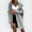 Gray, variant on AOOCHASLIY Women Winter Coat Women's Fashion Long Sleeve Solid Hooded Knit Cardigan Long Sweater Coat