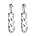 thumbnail image 1 of Pendientes cortos en copos de nieve hermosos y exquisitos Fiudx para mujer, 1 of 2