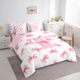 thumbnail image 2 of Erosebridal Dreamy Princess Style 7-Piece Bedding Comforter Set,Pink Bowtie Monogrammed T King Bedding Sets For Princess,Reversible, 2 of 7
