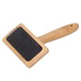 thumbnail image 2 of Plastic Brush, Durable And Practical Cleaning Slicker Brush, Ergonomic Handle Design Easy To Carry And Store Home for Adult Travel Pet, 2 of 8