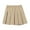 Beige2#7, variant on LIIPEE Girls School Uniform Pleated Skirts Solid Color High Waisted Tennis Skirt A-Line Skater Skirts Child Leisure Play Skirt,Beige1,5-6 Years
