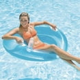 thumbnail image 2 of Intex - Inflatable Pool Chair with Cup Holder, 47 '' Diameter, Blue, 2 of 2