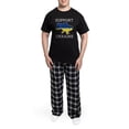 thumbnail image 5 of CafePress - Support Ukraine Men's Dark Pajamas - Men's Dark Loose Fit Cotton Pajama Set, 5 of 7