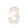thumbnail image 1 of Bearachild Ceremonia de boda Aniversario Número en forma de luz Lámpara de números portátil con pilas Decoración de la fiesta del hotel de la oficina Kits de decoración para fiestas Numero 3 Bearachild HA074859-04, 1 of 6