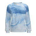 thumbnail image 7 of Sweatshirt For Womens Crewneck Colorful Marble Pattern Hoodies Teen Girls Cute, 7 of 7