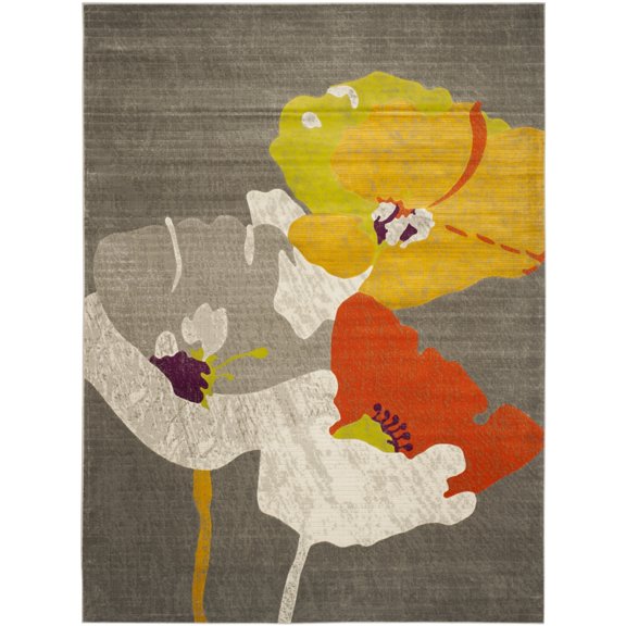 SAFAVIEH Porcello PRL7731D Dark Grey / Ivory Rug