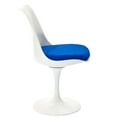 thumbnail image 3 of Modern Contemporary Kitchen Dining Side Chair Set of Four Blue, 3 of 5