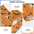 thumbnail image 4 of Wobogo Cartoon Cute Corgi Long Pajama Pants Bottoms Soft Sleepwear with Pockets, 4 of 9