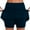 Navy, variant on ​Women's High-Rise Pleated Running Skort for Summer - Elastic Waist Athletic Shorts with Quick-Dry Comfort​ Navy XL