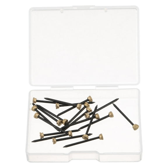 Soimiss 20 Pcs Decorative Nails for Hanging Copper Picture Hanging Nails for Office Use Small Size