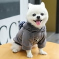 thumbnail image 3 of Walbest Dog Hoodie, Winter Soft Flannel Dog Pullover Sweatshirts Coat for Puppy Small Medium Dogs Clothes Apparel, 3 of 7