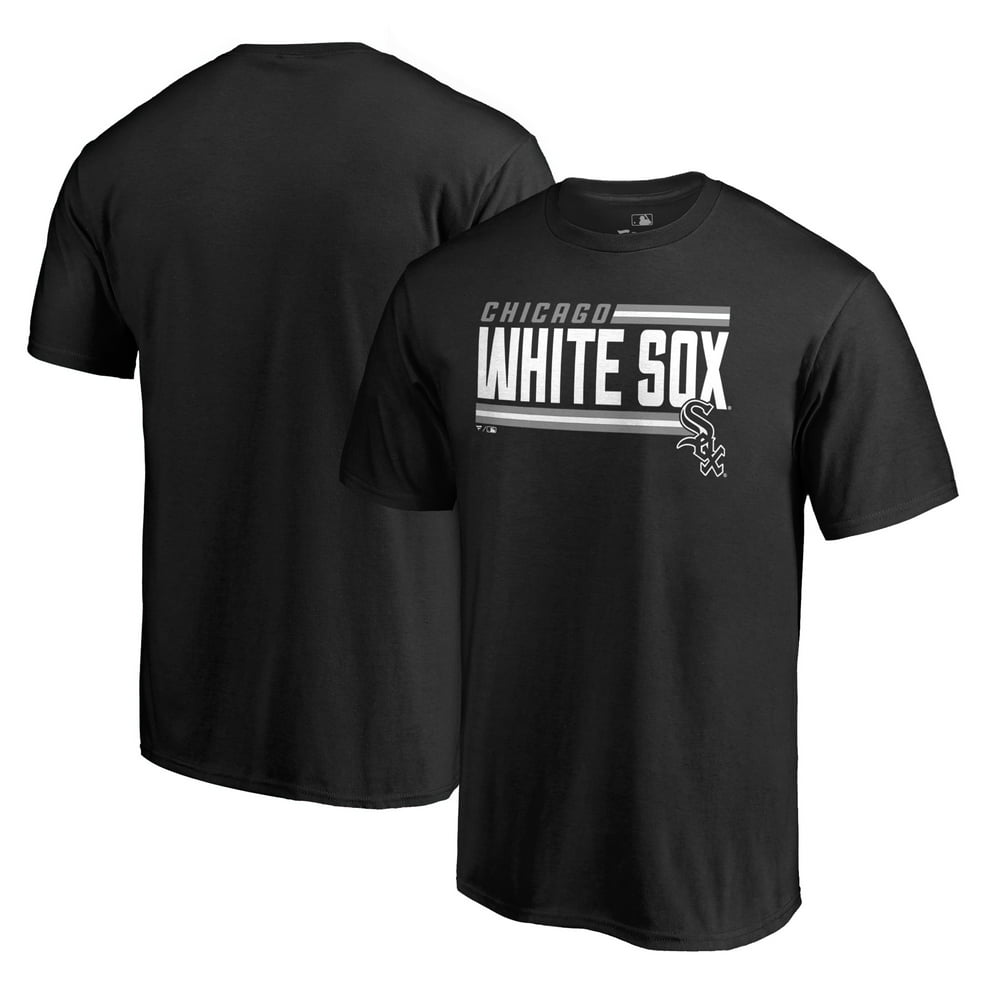 Chicago White Sox Fanatics Branded Onside Stripe T-Shirt - Black ...