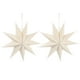 thumbnail image 1 of 2 pantallas de papel decorativas con forma de estrella para Navidad., 1 of 5