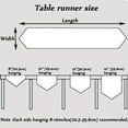 thumbnail image 3 of New Burgundy Lace Table Runner - Sheer Glass Fabric Embroidered Coffee Table Mat, Home Dining Table & TV Cabinet Tablecloth for Elegant Decor, 3 of 4