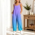 thumbnail image 6 of ATOGUTA Jumpsuits Girls Sleeveless Spaghetti Strap Wide Leg Romper With Pockets, 6 of 9