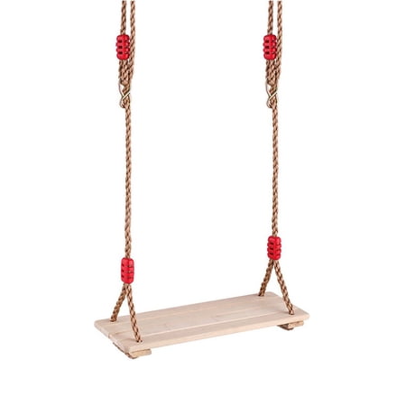Children Summer 150KG Garden & Patio Adjustable Rope Wooden Flat Swing Seat Game Toys Hanging Swinget WOODEN FLAT SWING S