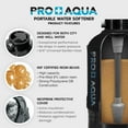 PRO+AQUA Portable RV Water Softener 16,000 Grains and Filtration System