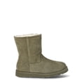 thumbnail image 2 of Time and Tru Women's Genuine Suede Cozy Boots, 2 of 6