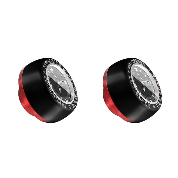 Toystoory bicicleta auriculares rodamiento impermeable cuarzo relojes montaña bicicleta vástago negro rojo 2Conjunto