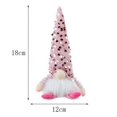 thumbnail image 3 of Christmas Faceless Dolls Decorated With Sequin Hats Can Cute Dwarf Ornaments Holiday Ornaments, 3 of 5
