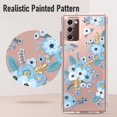thumbnail image 4 of Case for Samsung Galaxy Note 20, Clear Floral Pattern Designed Shockproof Protective Phone Case, Thin Cover for Samsung Galaxy Note 20, 4 of 14